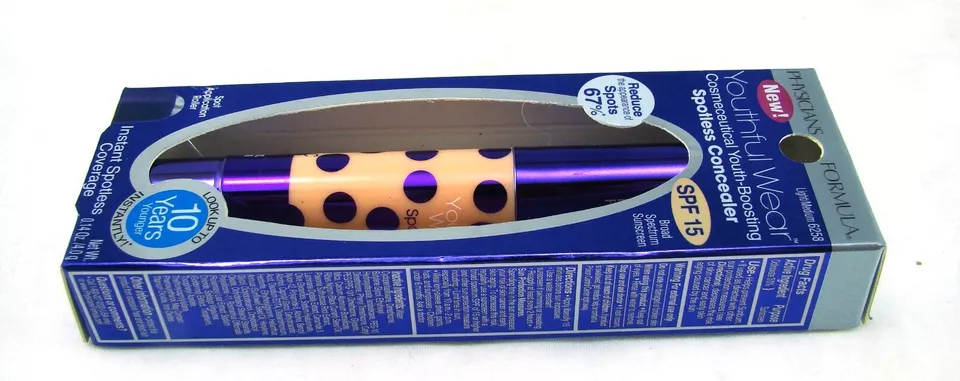 Physicans Formula Youthful Wear SPF15 Spotless Concealer 0.14 oz Lt/Med NEW NIB - Image 2 of 4