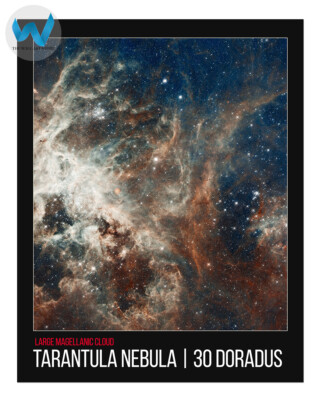 Tarantelnebel Poster Wolke Astronomie Weltraum Wandbild 12X16/16X20/18X24/24X36