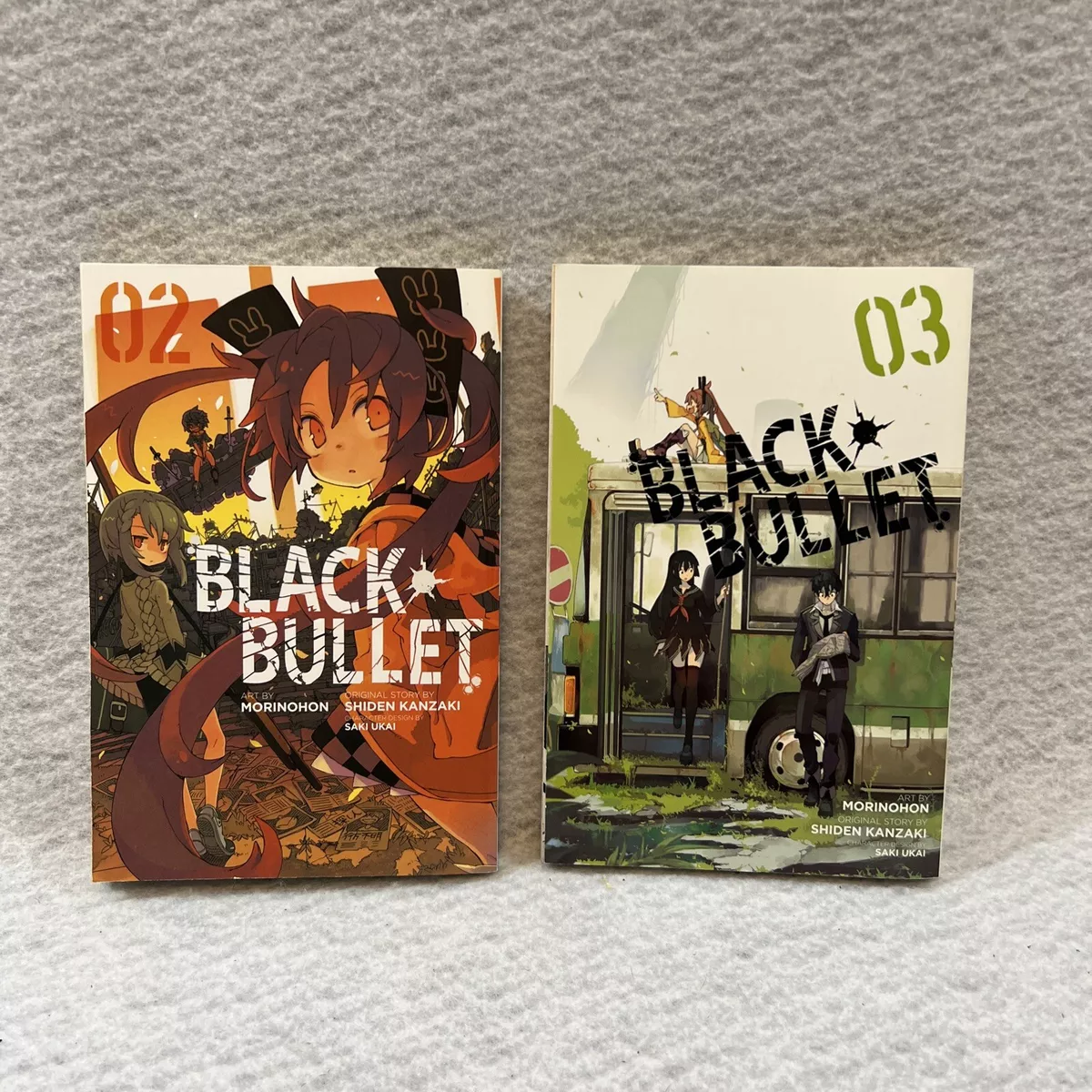 Black Bullet Manga Vol 2 & 3 Kanzaki Morinohon Ukai - Teen