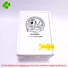 La Gloria Cubana Corona Gorda Classic Empty Wood Cigar Box 6.75" x 4.5" x 4.5"