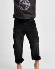 New One Teaspoon Mr Browns Jeans Boys 9-10 Black Relaxed Pants