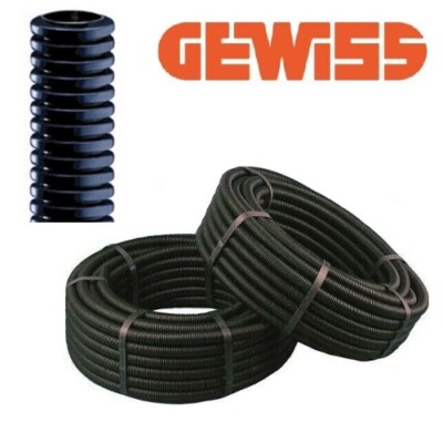 FBY GEWISS Wellrohr Leerrohr flexibel Kunststoff 750N M16 M20 M25 M32 M40 M63