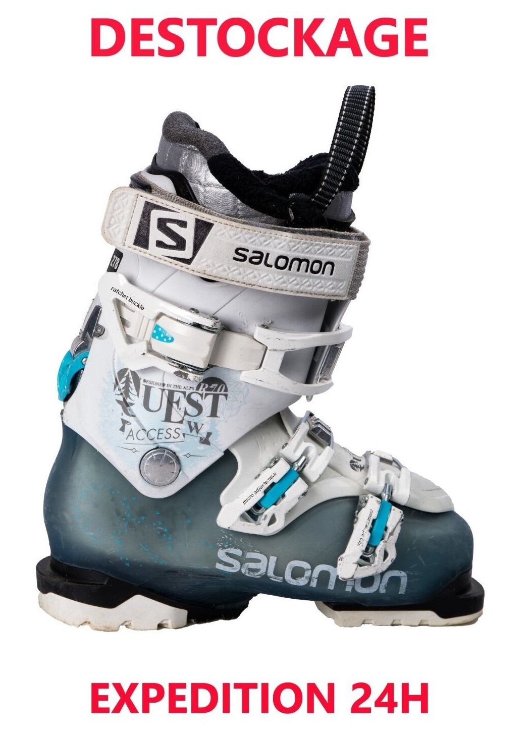 Scarpe Da Sci Adulto Salomon " Quest 70 " Taglia: 36 = Mondopoint: 23 23 5