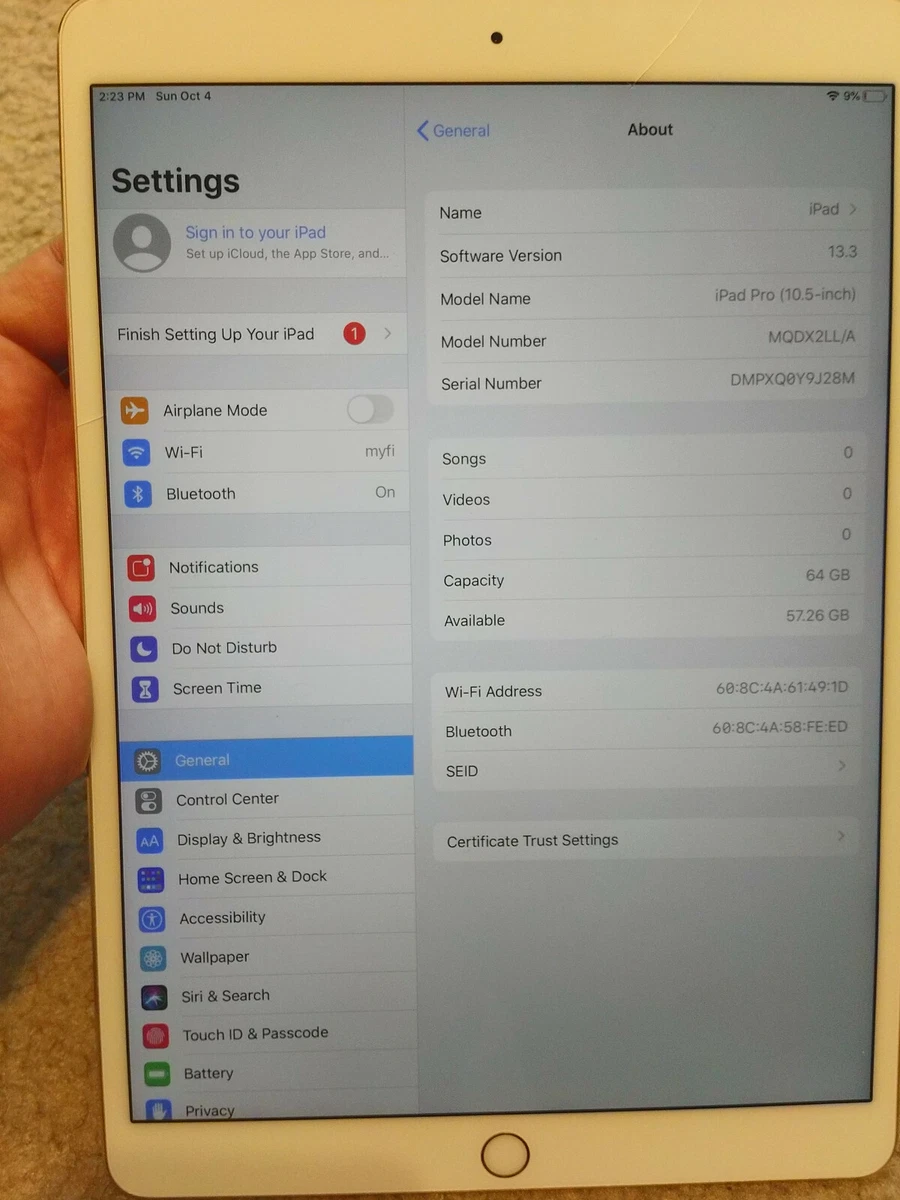 Apple iPad Pro 2nd Gen 10.5