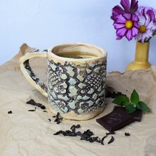 Handmade Ceramic Mug - Stoneware Mug - Ceramic Coffee Mug - Large Ceramic Mug