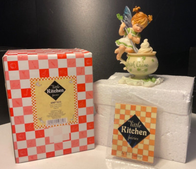 My Little Kitchen Fairies 2006 IRISH CREME FAIRIE Shamrock Enesco #4007323 New