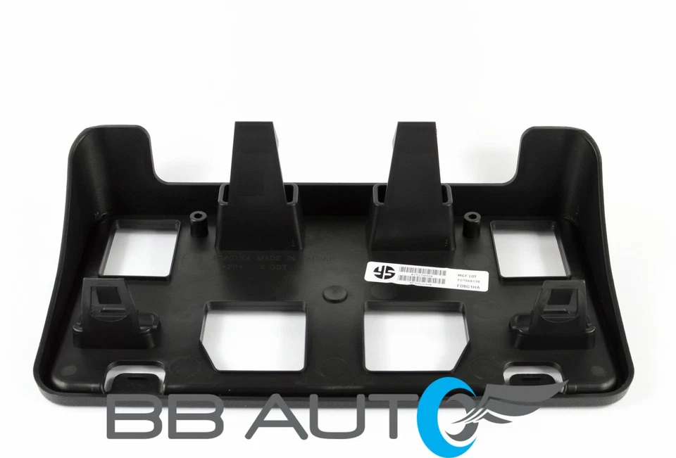 NUEVO SOPORTE DE ETIQUETA DE MATRÍCULA FRONTAL PARA FORD VAN E150 E250 E350 E450 Foto 3 de 3