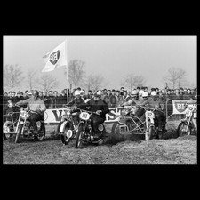 Photo M.001490 SIDE-CAR CROSS (SIDECAR) MOTOCROSS, GEMERT 1969
