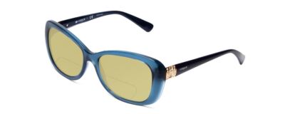 Vogue VO2943 Ladies Polarized Bi-Focal Sunglasses Choose Lens in Opal Blue 55 mm