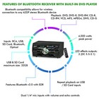 Technical Pro 4000 Watts Bluetooth Home Audio Receiver with Built-in DVD Player