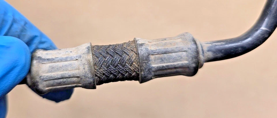 Honda XR 400 1996-2004 aceite línea dura B 15520-KCY-670 XR400 manguera montaje motor Foto 4 de 4