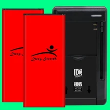 Long Lifespan 2x 3100mAh Li-ion Extended Slim Battery for TCL 30 Z 4188R Durable