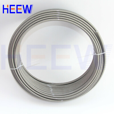 AN3 3-AN 1/8'' TEFLON PTFE HOSE BRAIDED LINE BRAKE MOTORCYCLE COATING  30FT +PU