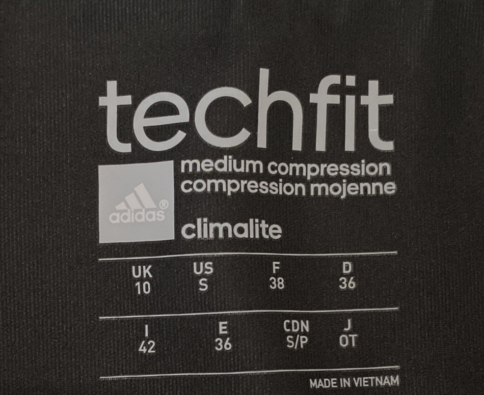 Adidas Medium Compression Tech Fit Climalite Capr… - image 4