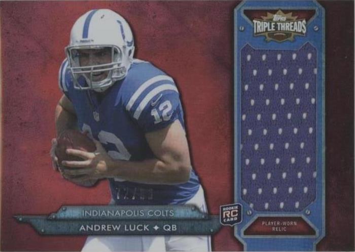 2012 Topps Triple Threads Andrew Luck #TTRJR-4 - 1 of 2