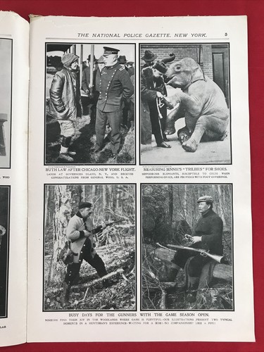 Police Gazette December 9, 1916 Jackson sundown Cowboy violet Hilson - Bild 3 von 10
