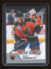 2020-21 Upper Deck AHL Autographs #165 Zayde Wisdom