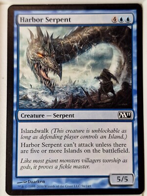 Harbor Serpent - Magic 2011 Core Set M11 - Magic the Gathering MTG Nice ...