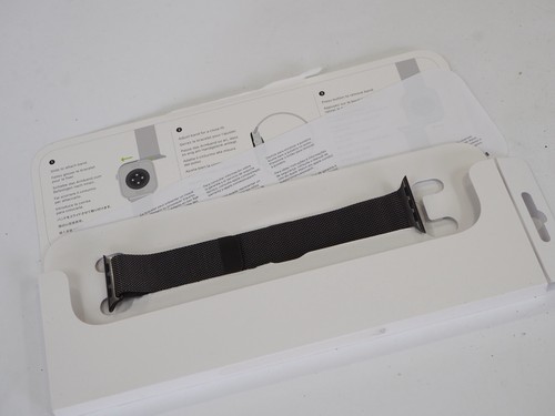 Genuine Apple Watch 10 42mm Slate Grey Milanese Loop 2024 strap MXMP3ZM/A & 41