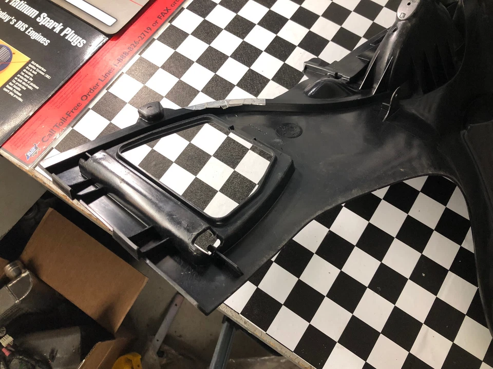 Polaris FS FST 2006 Classic Touring Switchback OEM consola de tablero negra cubierta IQ Foto 4 de 4