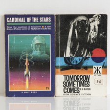 FRANCIS G. RAYER Cardinal of the Stars + Tomorrow Sometimes Comes - 1960s Sci-Fi