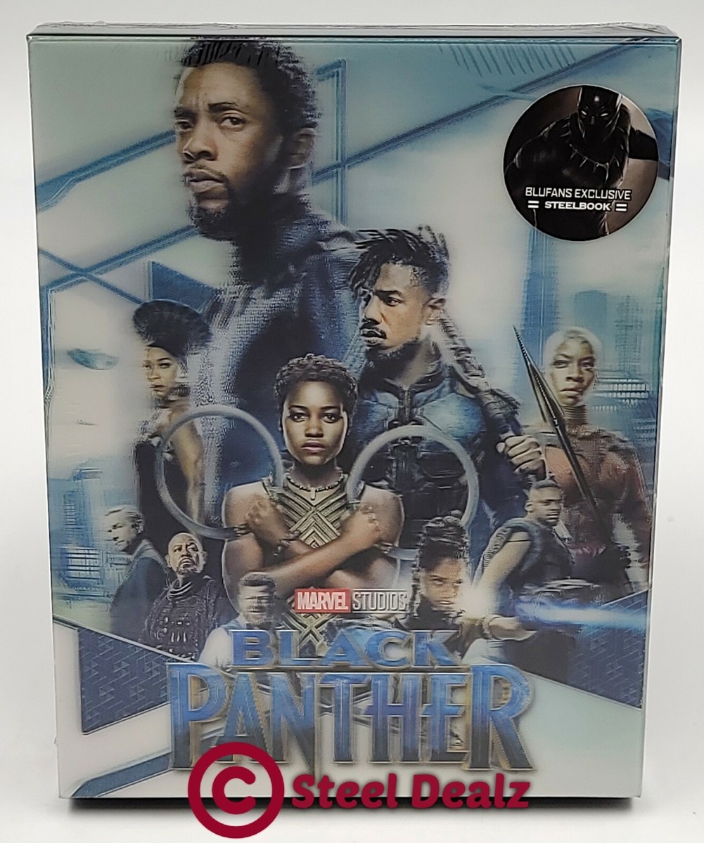 BLACK PANTHER [2D + 3D] Blu-ray WEA STEELBOOK [BLUFANS] DOUBLE 