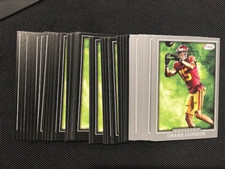 Lot (45) DRAKE LONDON Falcons 2022 SAGE Artistry Football base + silver cards