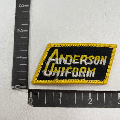 ANDERSON UNIFORM Advertising Patch (As-Is-Stitching) C09Z | eBay