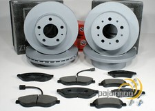 Für Peugeot Boxer - Zimmermann Bremsscheiben Bremsbeläge für vorne hinten