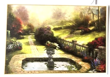 Greeting Card Thomas Kinkade DaySpring Thank You Gardens Beyond Autumn Gate