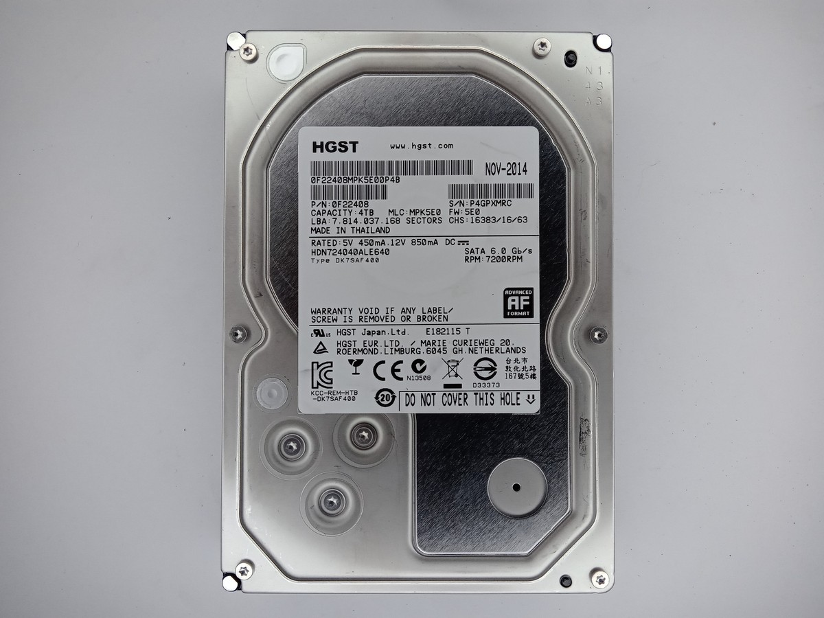 HGST Deskstar NAS HDN724040ALE640 4TB 3.5