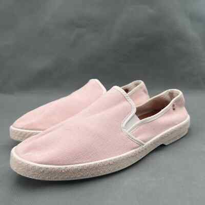 Rivieras Nymphe Cotton Canvas Slip On Classic Pink Canvas
