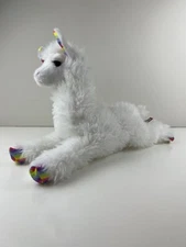 Douglas Cuddle Toys Plush Rainbow Llama Fuzzle Stuffed Animal Toy Big Eyelashes