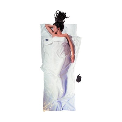 COCOON - Premium - TravelSheet Silk/Egyptian Cotton 86''x35'' Natural