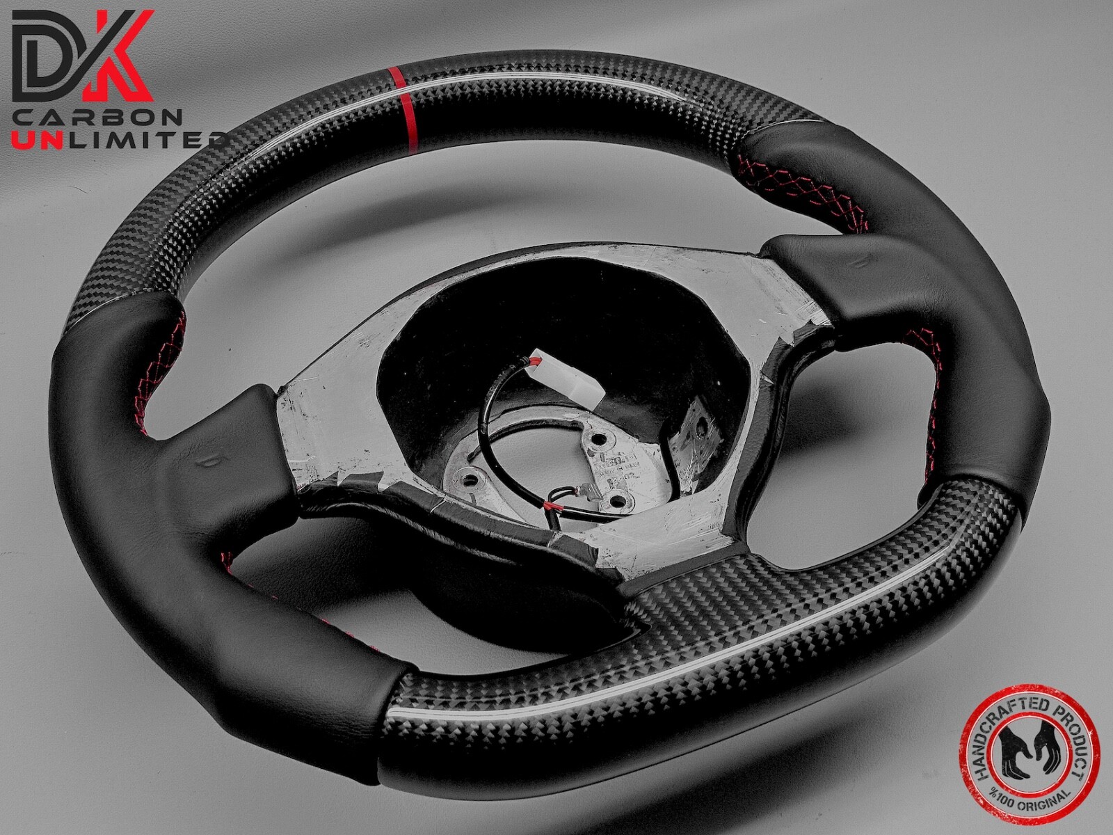 Lamborghini Murcielago LP640 LP650 LP670 Napa Red Ring 2x2 Carbon Steering Wheel