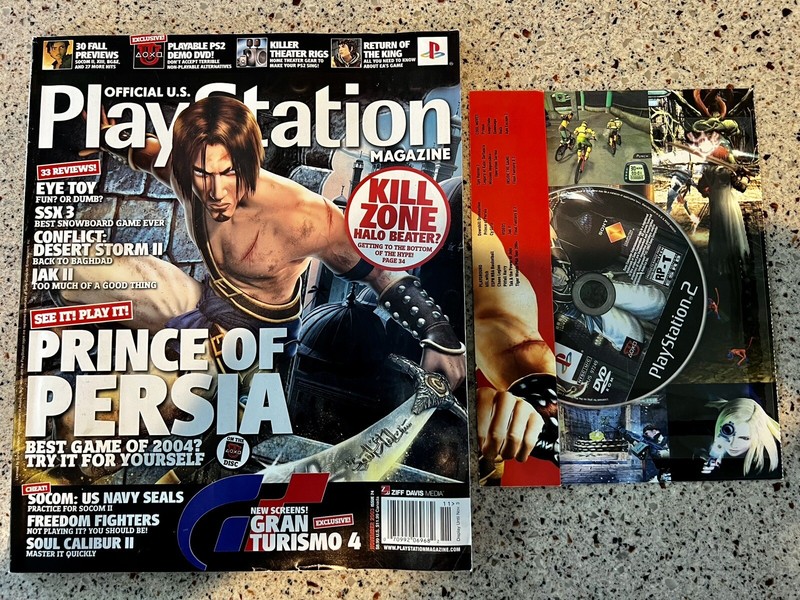 Official Playstation Magazine November 2003 Prince Of Persia, With Demo Disk