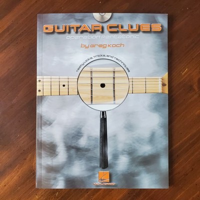 Guitar Clues: Operation Pentatonic by Greg Koch 2007 Paperback w/ CD, VG!