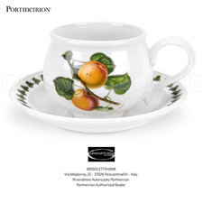 Portmeirion - Pomona - Tazza colazione  con piatto Albicocca - 280 ml