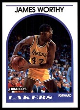 James Worthy 1989-90 Hoops #210 Lakers NBA READ FREE SHIPPING AutographDen