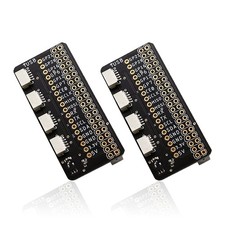 2pcs 2x20 GPIO Header Connection Ports PI Hat GPIO Breakout Board Compatible ...
