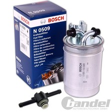 BOSCH KRAFTSTOFFFILTER + VENTIL passend für VW LT GOLF IV AUDI A4 A6 1.9 2.5 TDI
