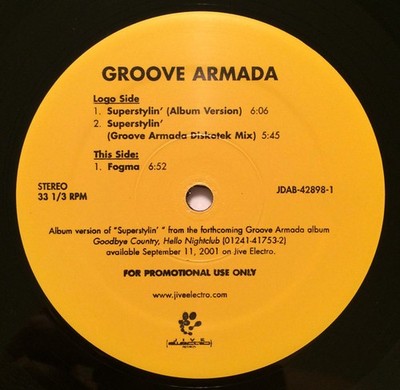 Groove Armada - Superstylin' (12'') (Very Good Plus (VG+)) - 3916736551]