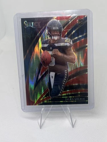 2025 Panini Select Football Red Shock Jalen Milroe #214
