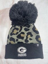 Green Bay Packers Football Women s 47 Brand Cuffed Winter Beanie Hat NEW NFL