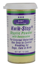 Kwik-Stop Styptic Powder With Benzocaine 14gm