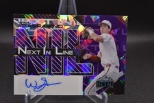 Will Gasparino Auto /8 2025 Leaf Metal Next In Line Purple Crystal UCLA Bruins