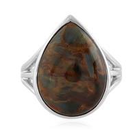 Cavill Pietersit Ring Damen 7,64Ct TropfenföRmig 925 Sterling Silber