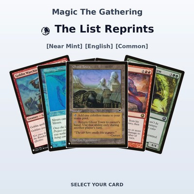 Magic The Gathering The List Reprints - Select Your Cards (NM, Common)