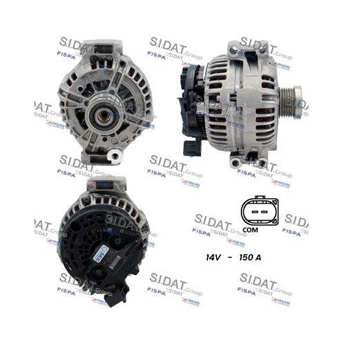 Alternateur Sidat A12BH0123 pour stopper les chutes de tension sur BMW
