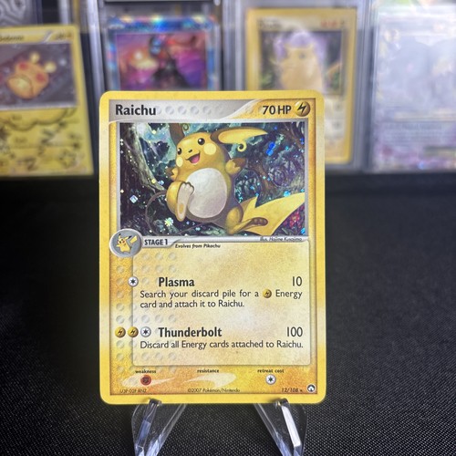 Raichu 12/108 Holo Rare Power Keepers Pokemon Near Mint - LP+